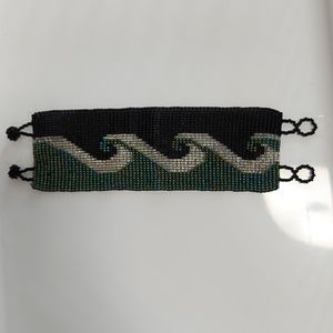 Beaded band bracelet